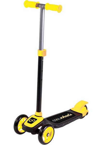 Twist Sarı Scooter Yükseklik Ayarlı Çocuk Scooter