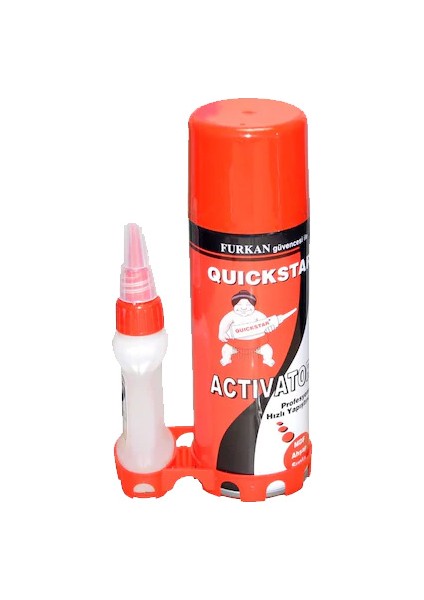 Quickstar 100ML + 18G Plastik Mdf Seramik Hızlı Yapıştırıcı