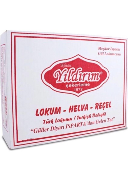 Çifte Kavrulmuş Gül Lokumu  4 kg