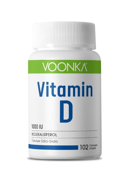 Vitamin D 102 Yumuşak Kapsül