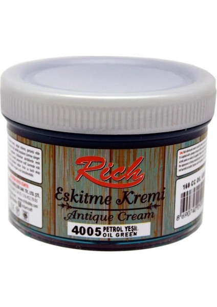 Esk 160-4005 Eskitme Kremi 160 cc Petrol Yeşil