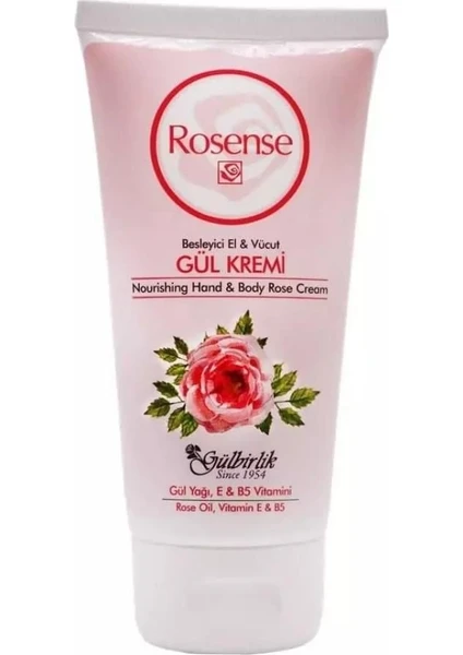 Besleyici El Ve Vücut Gül Kremi 75 Ml Gülbirlik