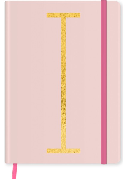 Monogram Harf Baskılı Defter: I