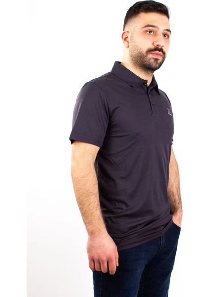 SN-328 Olıver Antrasit Günlük Erkek Polo Yaka Tshirt