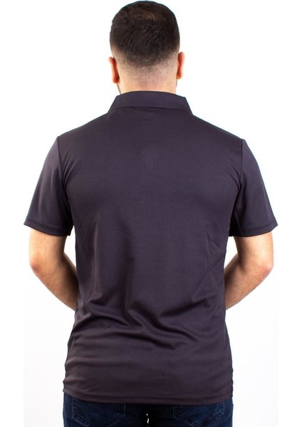 SN-328 Olıver Antrasit Günlük Erkek Polo Yaka Tshirt