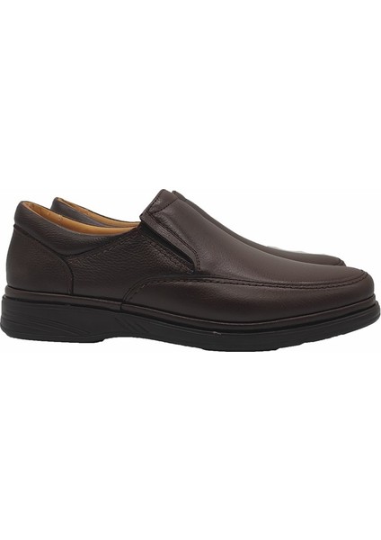 011 Hakiki Deri Comfort Kahve Ayakkabı