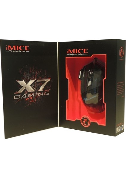 Imice X7 LED Işıklı Kablolu Oyuncu Mouse
