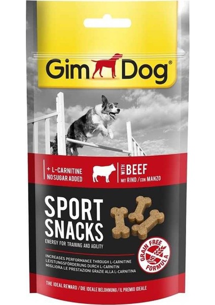 Sportsnacks Beef Sığır Etli Köpek Ödül Tableti 60 gr 10'lu Set Idili