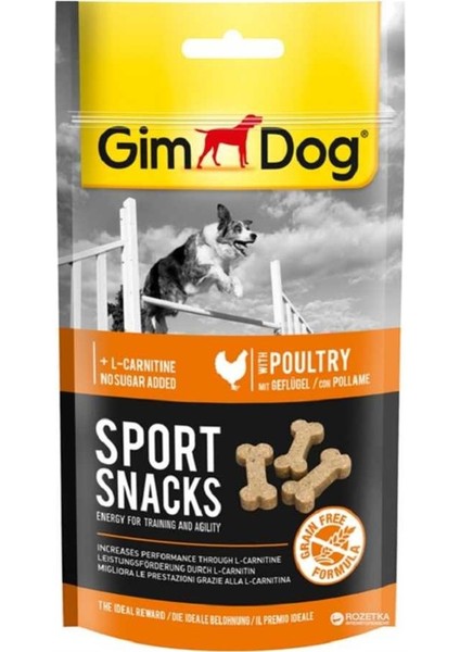 Sportsnacks Mini Kemik Tavuk ve L-Carnitin 60 gr 3'lü Set Idili