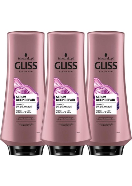 Serum Deep Repair Saç Kremi 360 Ml X 3 Adet