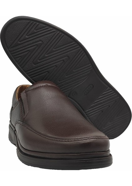 011 Hakiki Deri Comfort Kahve Ayakkabı modelleri