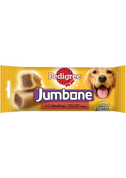 Jumbone Medium Köpek Ödül Kemiği 2X90 gr 5'li Set Idili