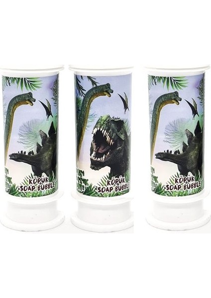 Vahşi Jurassik Köpük Baloncuk 3 Adet