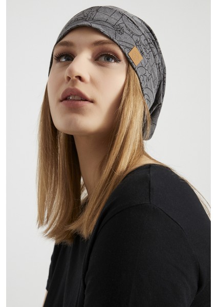 Kadın Füme Ip Detaylı Özel Tasarım 4 Mevsim Şapka Bere -Ultra Yumuşak Doğal Penye Kumaş indirimleri