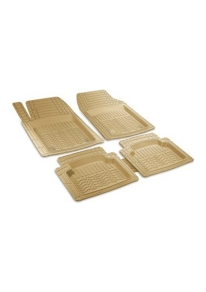 Hyundai Accent Uyumlu Profosyonel Havuzlu Ekonomik 4d Bej Oto Paspası