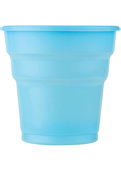 Mavi Plastik 16 Kişilik Tabak Bardak Çatal Set modelleri