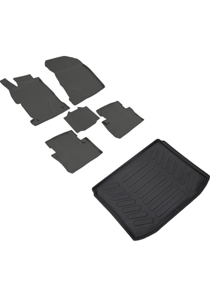 Honda Civic 2002-2007 Refref 4d Havuzlu Paspas + Bagaj Havuzu