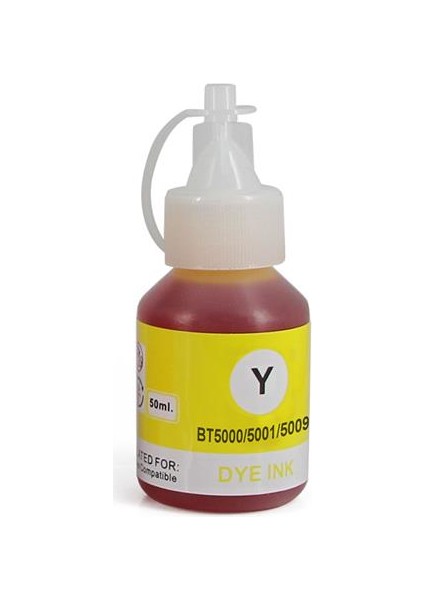 Muadil BT5000 Sarı Şişe Mürekkep 50 ml