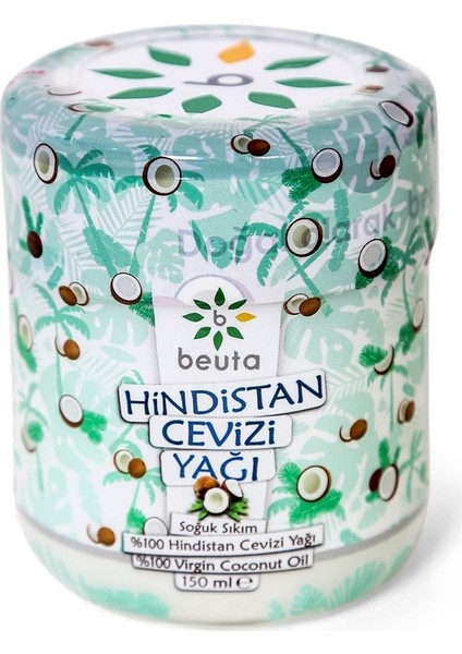 Hindistan Cevizi Yağı Soğuk Sıkım 150 ml