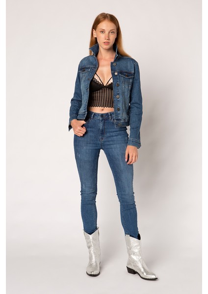 Vigoss Denim Kadın Ceket B46365-09062