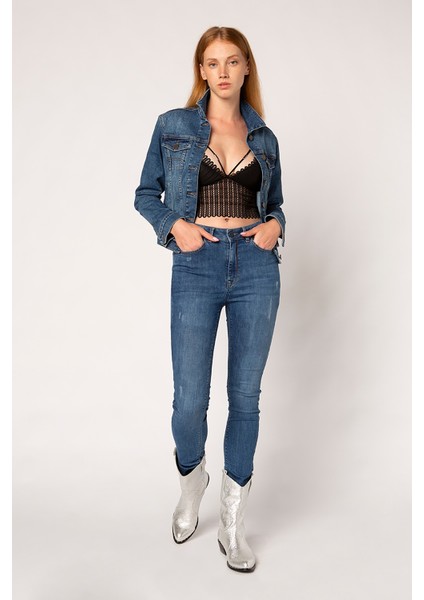 Vigoss Denim Kadın Ceket B46365-09062