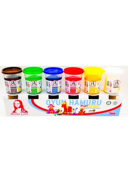 Oyun Hamuru 6'lı 120 gr ML246-1
