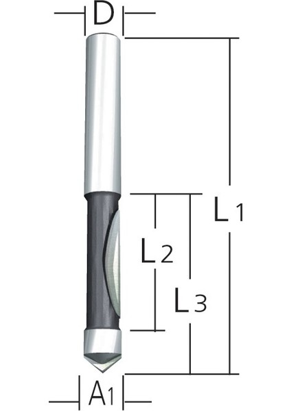 D-10584 Freze Ucu 12MM