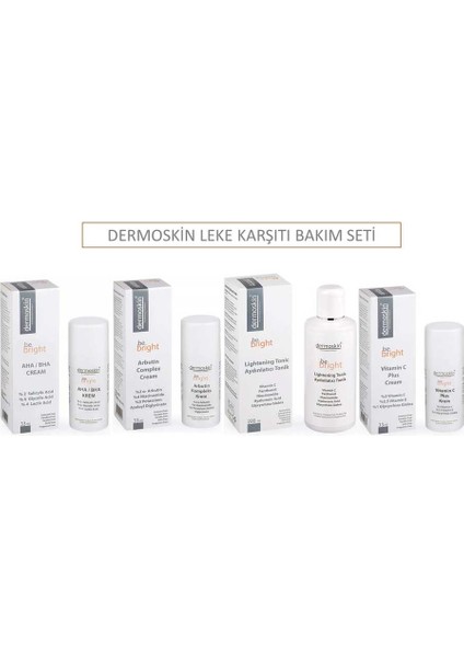 Be Bright Leke Karşıtı Set (Aha/bha+Arbutin+Vitamin C+Tonik)