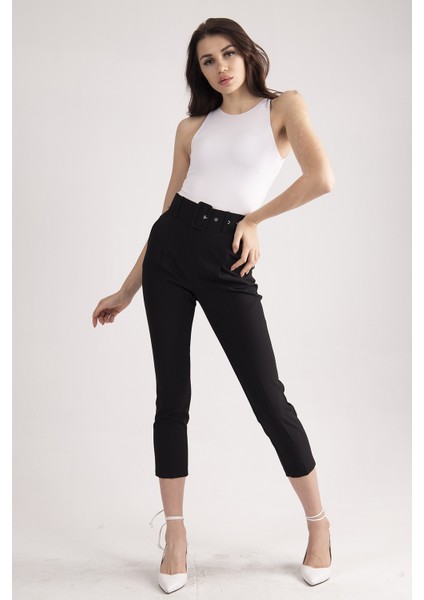 Kadın Siyah Pantolon 0303553.01