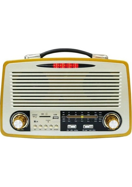 1700 Nostalji Bluetooth-Sd Kart Girişli Retro Vintage Radyo
