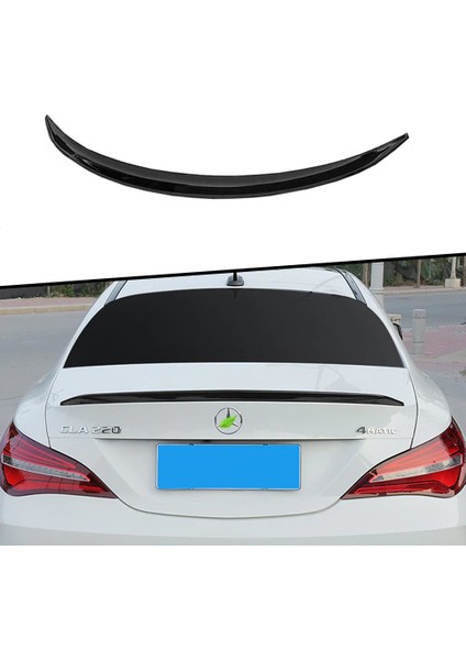 Mercedes Tuning W117 Boyalı Piona Black Boyalı Spoyler/spoiler