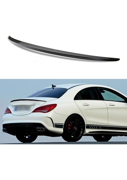 Mercedes Tuning W117 Boyalı Piona Black Boyalı Spoyler/spoiler
