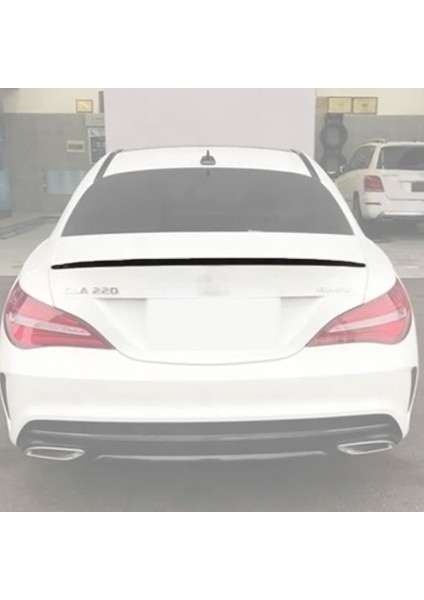 Mercedes Tuning W117 Boyalı Piona Black Boyalı Spoyler/spoiler