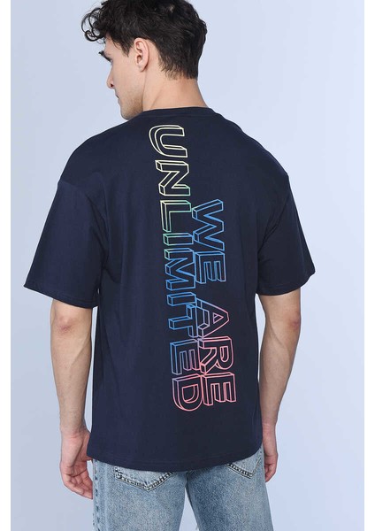Ecko Unltd Edwards Lacivert Erkek Bisiklet Yaka Tshirt modelleri