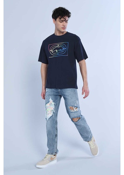 Ecko Unltd Edwards Lacivert Erkek Bisiklet Yaka Tshirt fırsatları
