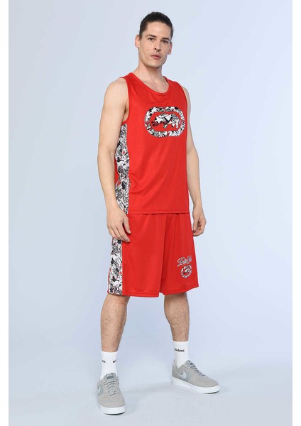 Ecko Unltd Powder Kırmızı Erkek Bisiklet Yaka Atlet