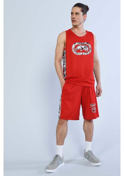 Ecko Unltd Powder Kırmızı Erkek Bisiklet Yaka Atlet