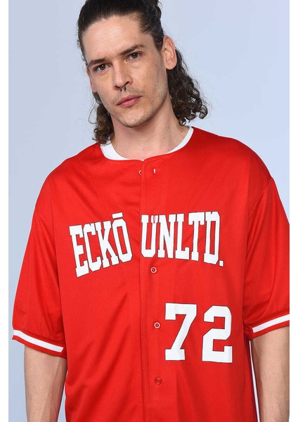 Ecko Unltd Santıago Kırmızı Erkek Bisiklet Yaka Gömlek