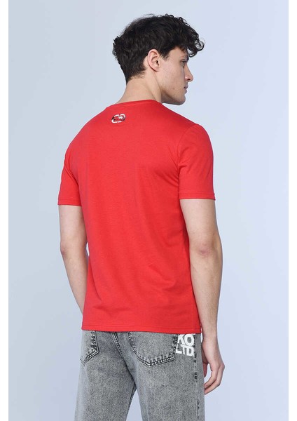 Ecko Unltd Tucker Kırmızı Erkek Bisiklet Yaka Tshirt
