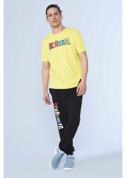 Ecko Unltd Tobın Sarı Erkek Bisiklet Yaka Tshirt