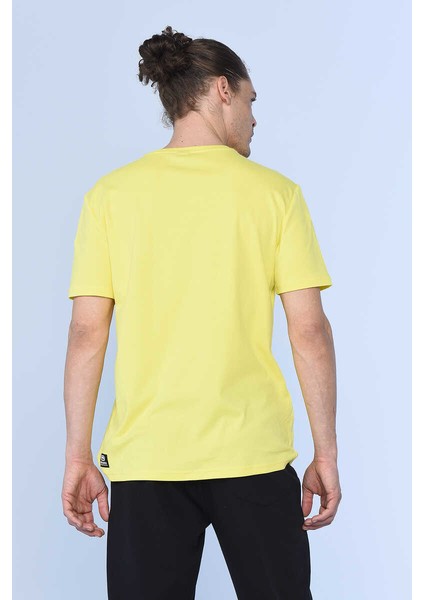 Ecko Unltd Tobın Sarı Erkek Bisiklet Yaka Tshirt