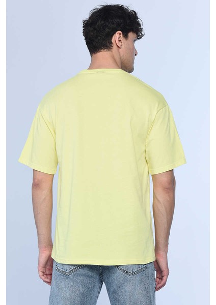 Ecko Unlimited Bisiklet Yaka Sarı Nakışlı Erkek T-Shirt indirimleri