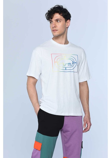 Ecko Unltd Edwards Beyaz Erkek Bisiklet Yaka Tshirt indirimleri