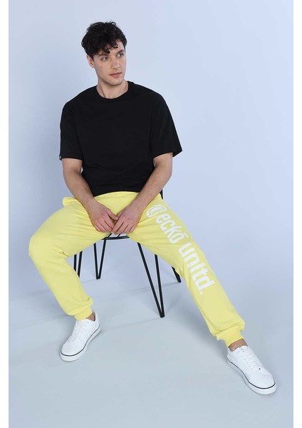 Ecko Unltd John Sarı Erkek Baskılı Eşofman Alt