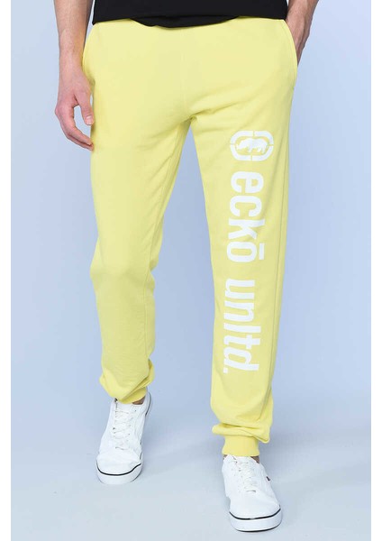 Ecko Unltd John Sarı Erkek Baskılı Eşofman Alt