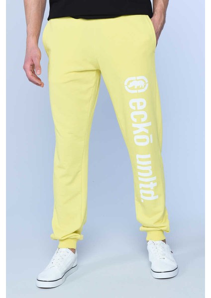 Ecko Unltd John Sarı Erkek Baskılı Eşofman Alt