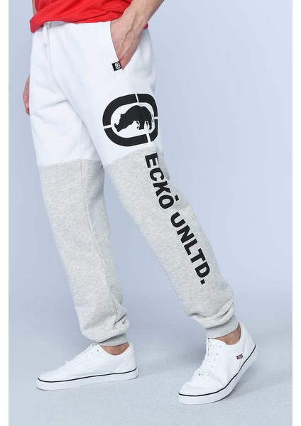 Ecko Unltd Freya Beyaz Erkek Parçalı, Baskılı Eşofman Alt