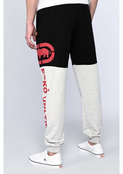 Ecko Unltd Freya Siyah Erkek Parçalı, Baskılı Eşofman Alt