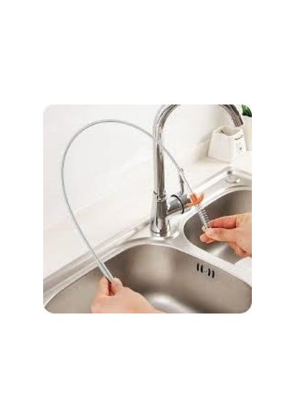Çelik Tel Yay Lavabo Açıcı Tıkanma Önleyici Tıkanıklık Açma Teli fırsatları
