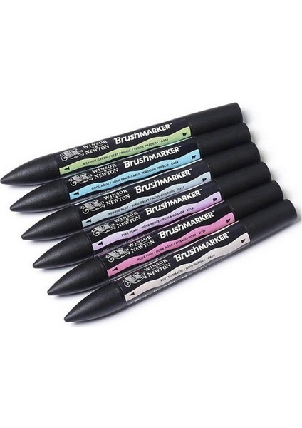 Winsor & Newton Promarker Brush 6 Lı Set Pastel Tonlar